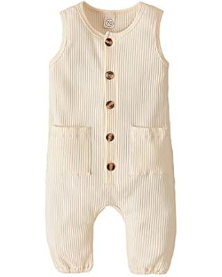 iddolaka Newborn Summer Baby Boy Girl Romper Bodysuit Jumpsuit Playsuit One Piece Outfit Clothes | Amazon (US)