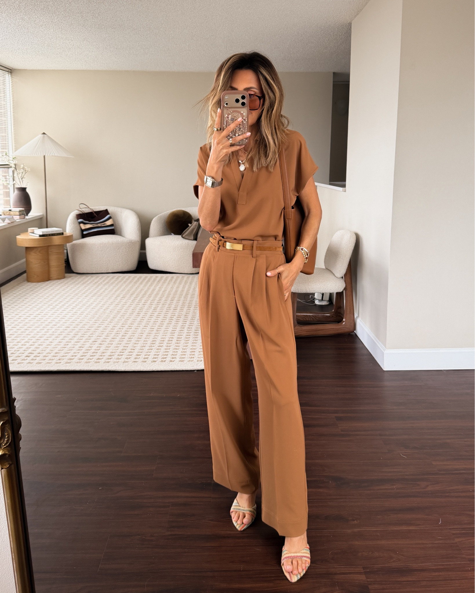 The relaxed polished look is having a moment and I’m here for it! Size xs on both trousers and top! Super lightweight and mixes and matches well with other pieces and colors. Great as a capsule wardrobe! 
@Spanx 	KARINAXSPANX for 15% off first purchase + free shipping, excluding sales

#LTKootd #LTKSeasonal #LTKOver40