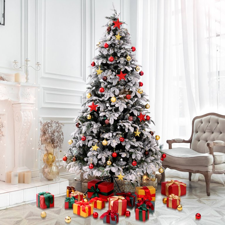 Sophia & William 7.5 ft Artificial Christmas Tree with 2560 Tips and 400 Build-in Colorful Lights... | Walmart (US)