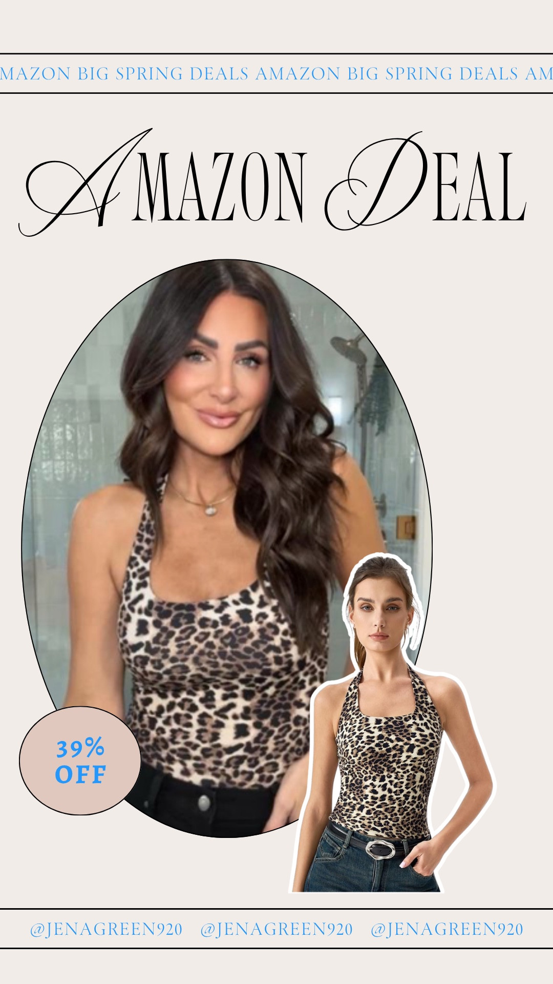 Amazon Prime Spring Sale | Cheetah Primt Halter Tank

#LTKgrwm #LTKSaleAlert #LTKootd