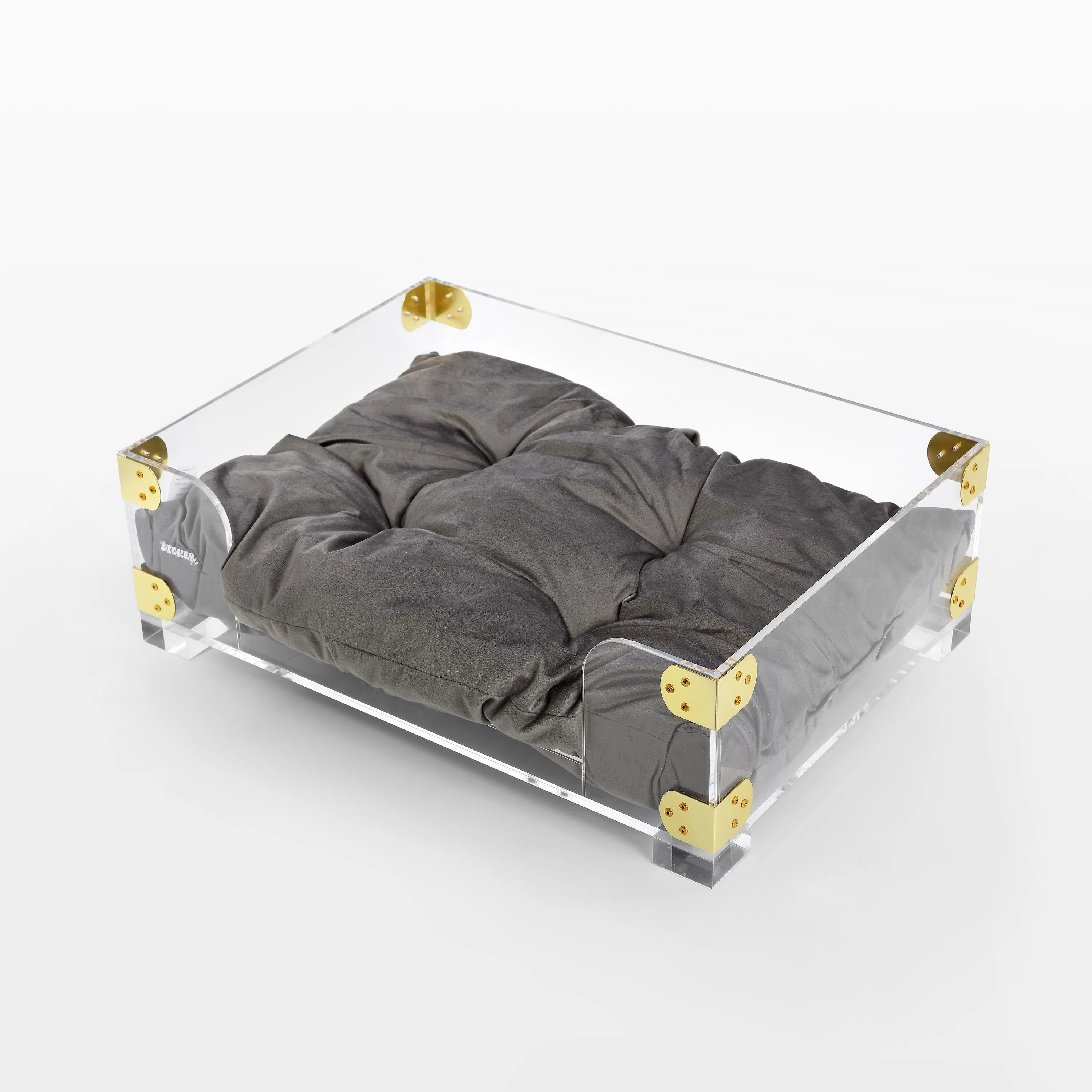 Tucker Murphy Pet™ Floreen Lucite Velvet Pet Bed with Washable Cushion | Wayfair | Wayfair North America