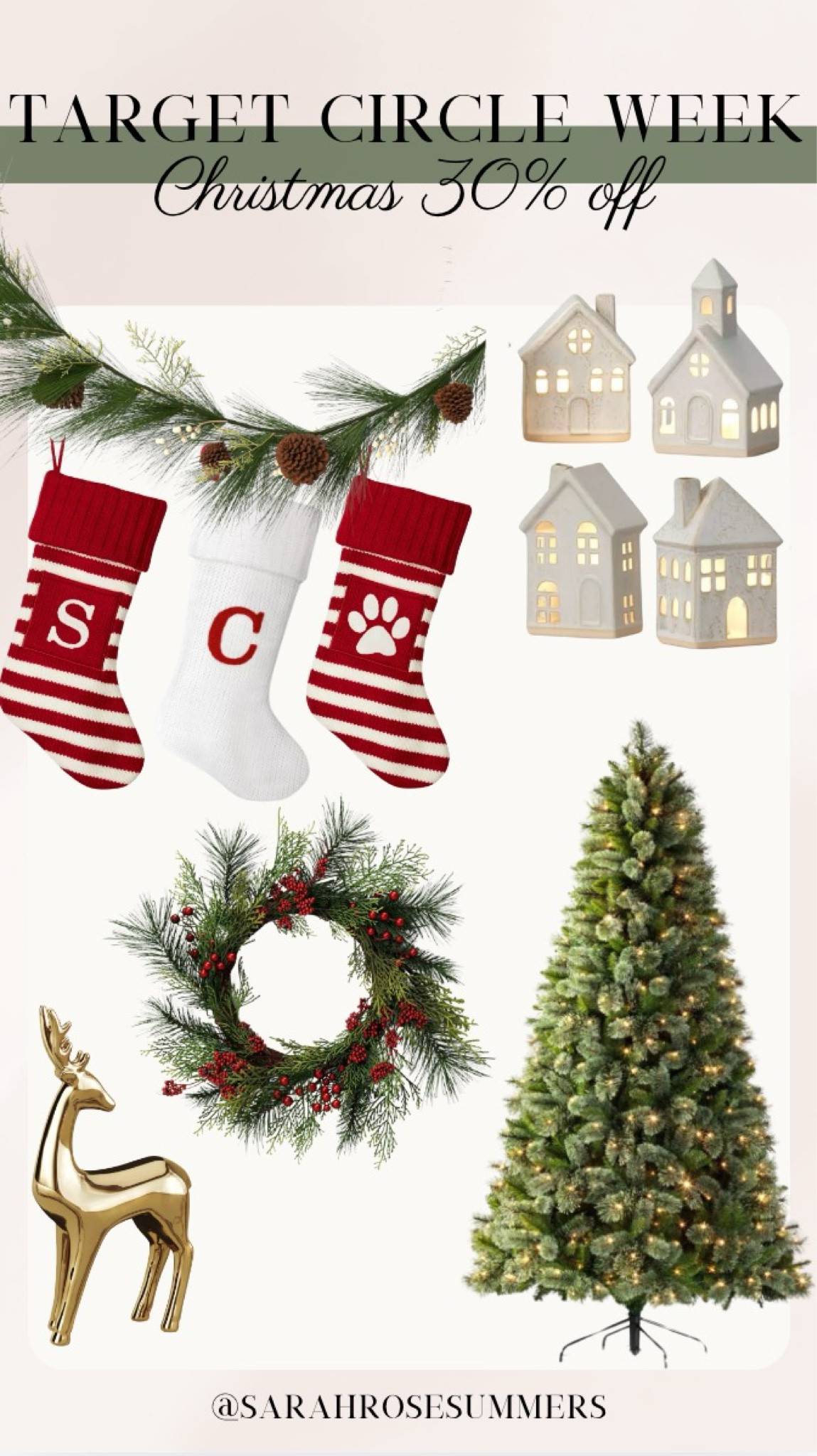 Target circle week holiday and Christmas 30% off. Artificial trees on sale. 

#LTKxTarget 

#LTKSaleAlert #LTKHoliday