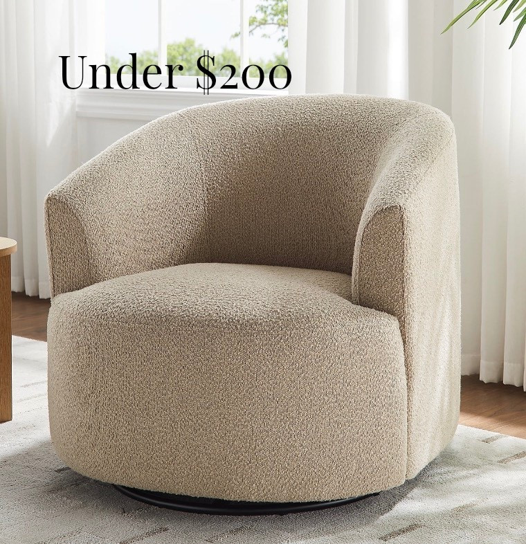 Under $200 accent chair 

#LTKHome #LTKSaleAlert #LTKSpringSale