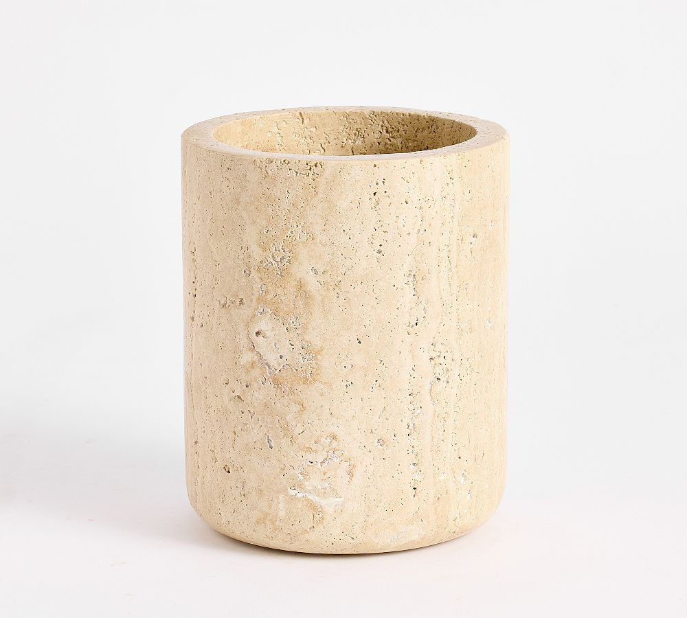Travertine Marble Wine Chiller | Pottery Barn (US)