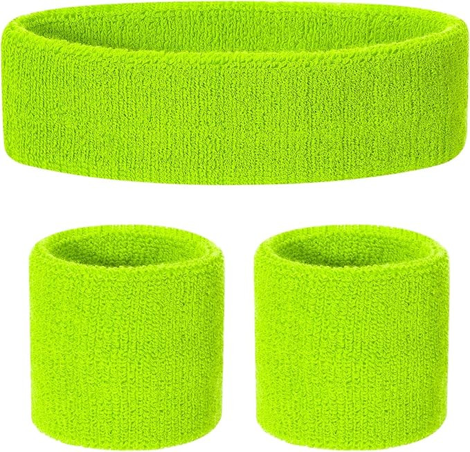 ONUPGO Kids Sweatbands Toddler Headband Wristband Set - Athletic Cotton Baby Sweat Band for Kids ... | Amazon (US)