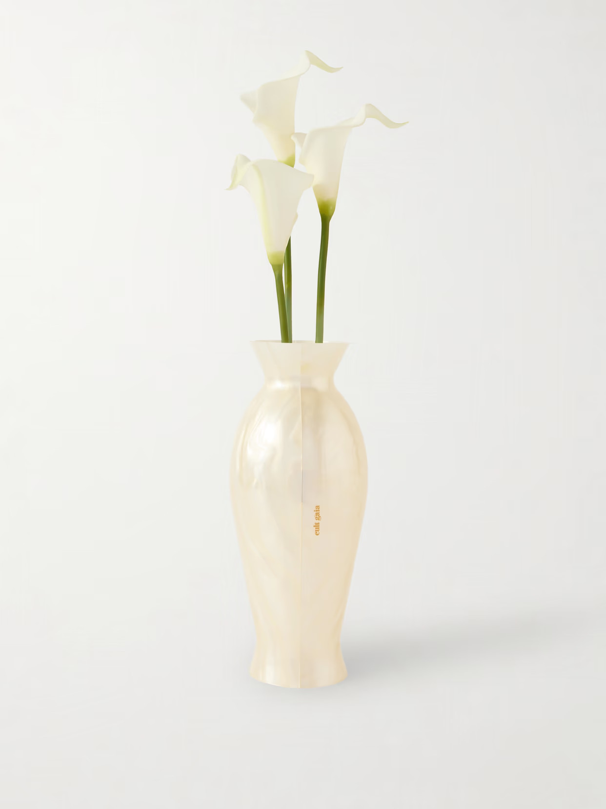 Cult Gaia - Florence Floral-embellished Marbled Acrylic Clutch - Ivory | NET-A-PORTER (UK & EU)