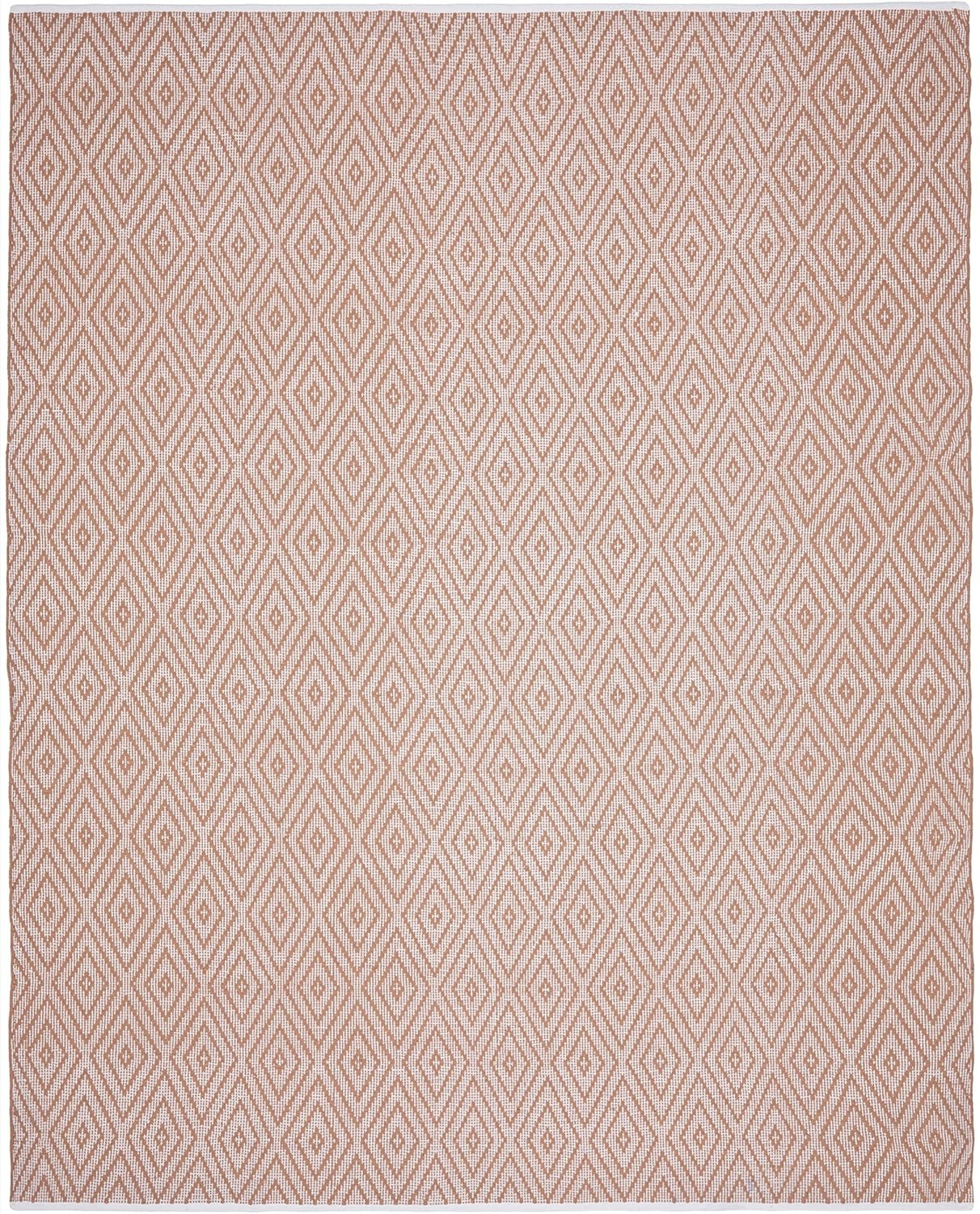SAFAVIEH Montauk Collection Area Rug - 8' x 10', Beige & Ivory, Handmade Trellis Cotton, Ideal fo... | Amazon (US)