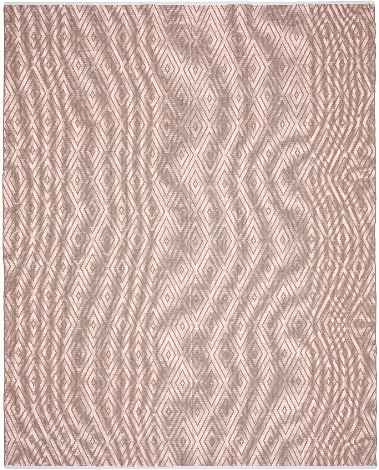 SAFAVIEH Montauk Collection Area Rug - 8' x 10', Beige & Ivory, Handmade Trellis Cotton, Ideal fo... | Amazon (US)