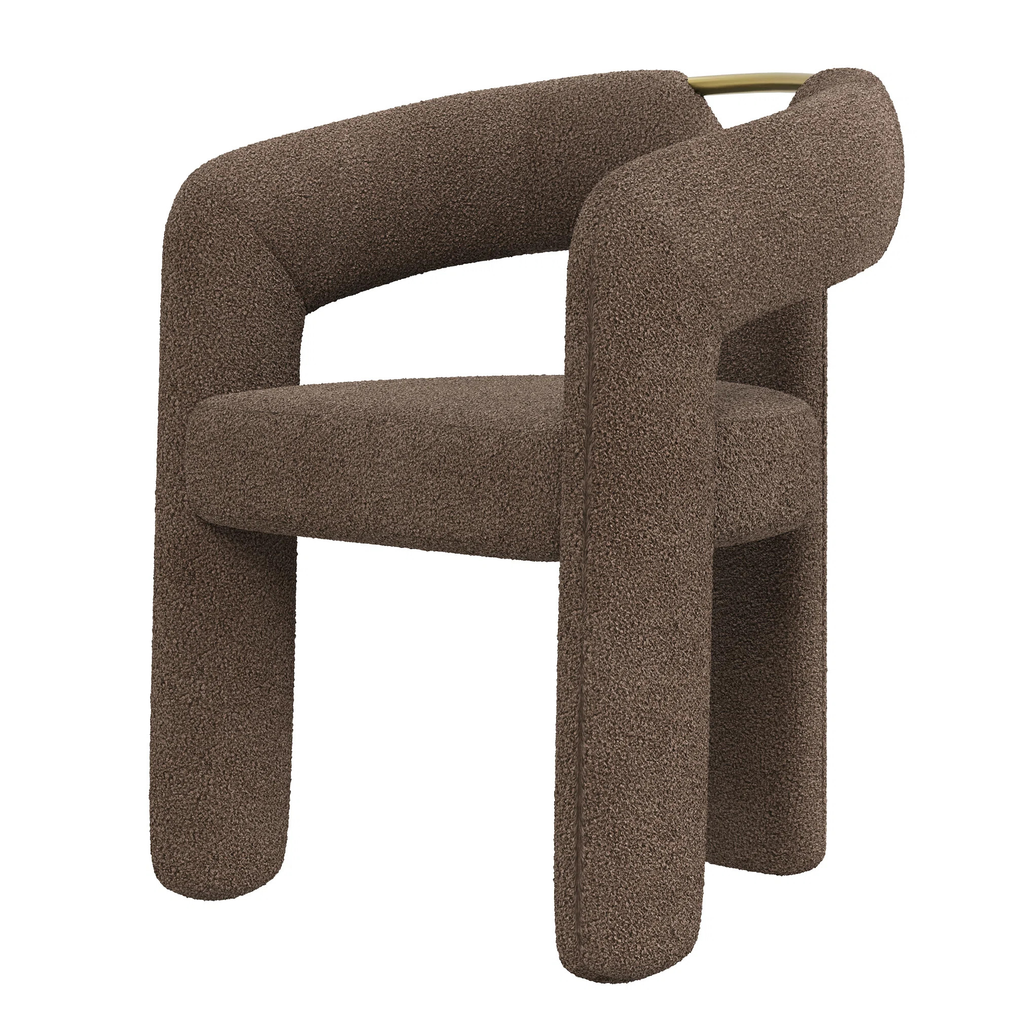 Modern Boucle Upholstered Armchair | Wayfair North America