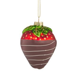 Glass Chocolate Strawberry Ornament - Exclusive | Bloomingdale's (US)