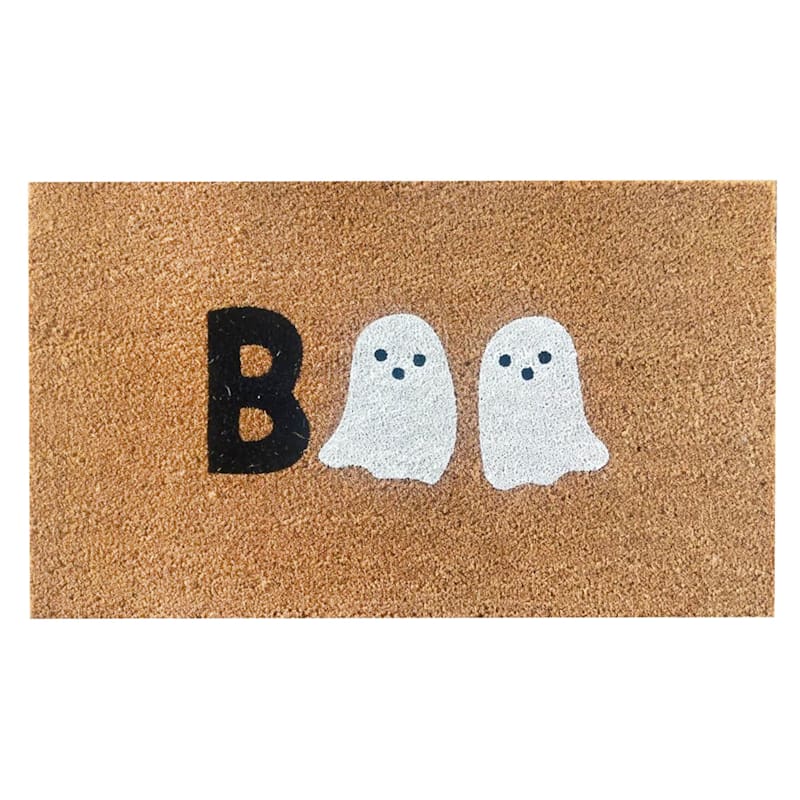 Ghost Boo Coir Mat, 18x30 | At Home