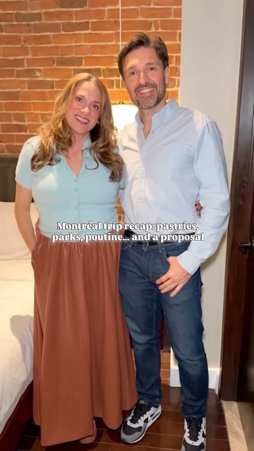 Motherfuckers… when I planned this trip, I had zero idea I’d be coming home a fiancée. Zero. None. I thought we were going for carbs, wandering, and catching up with friends. 🙈😭

And the food? Off-the-charts outrageous. We didn’t have a single bad bite!! Thank you @_apacalda for all the recommendations! 

Getting engaged it was just the icing on the cake of a magical trip! We’ll be back! 

If you want our recs – restaurants, parks, coffee, whatever – DM me or drop a comment and I’ll send you the whole list. This city… she did not miss. 💍✨

#endowarrior #montreal #montrealengagement #Montreal
#VisitMontreal
#MontrealEats
#MontrealFoodie
#MTLFood
#ExploreCanada
#CanadianCreators
#LifestyleCreator
#Over40Style
#BodyNeutralStyle
#FashionForEveryBody
#FianceEra
#EngagedLife
#OurLoveStory
#TravelReels
#TravelVibes
#MontrealMagic
#LoveAndTravel
#StorytimeReel
#UnhingedLoveStories