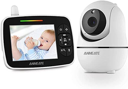 Baby Monitor with Remote Pan-Tilt-Zoom Camera, 3.5” Large Display Video Baby Monitor with Camera and | Amazon (US)