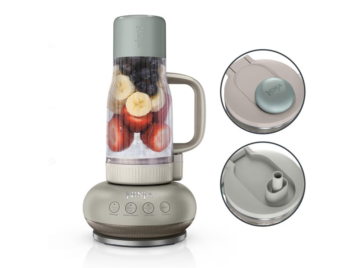 Personal mini ninja blender love this for smoothies on a go in the morning

#LTKdayinmylife #LTKfoodie #LTKmorningroutine