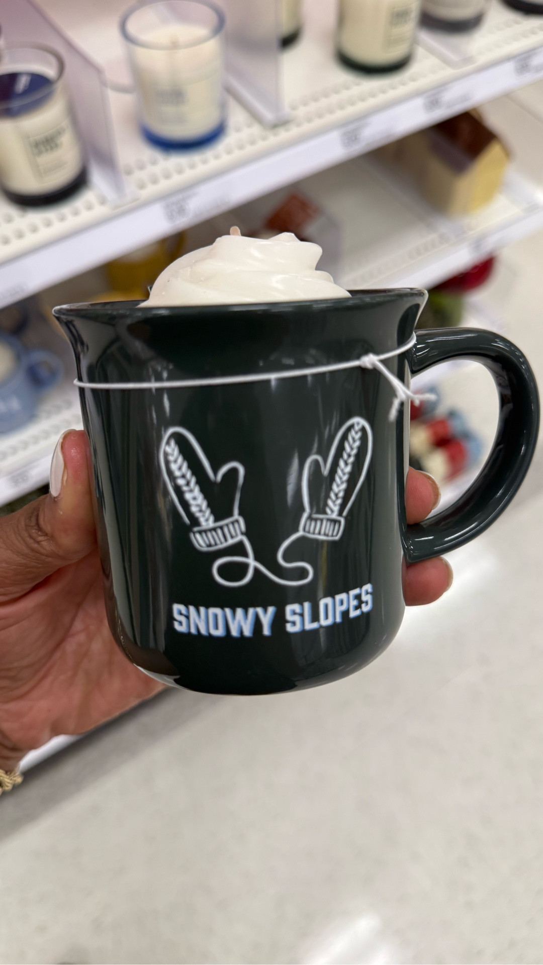 Can you believe this is a candle? These candle mugs are so adorable. And they’re only $6 right now. They’re so affordable, and they would make great gifts.

#LTKGiftGuide #LTKSeasonal #LTKHome