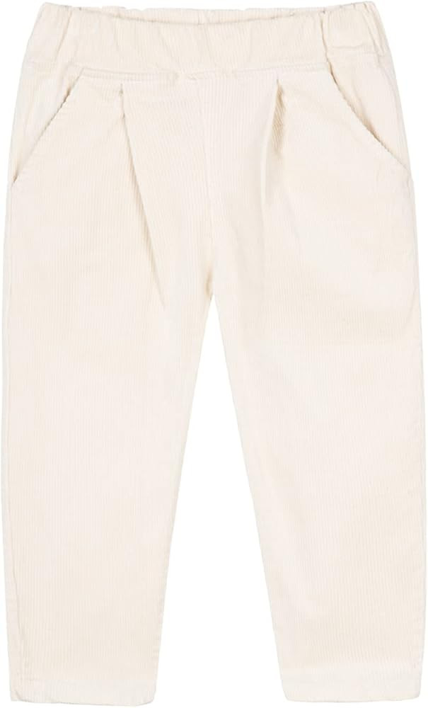 Mud Kingdom Boys Girls Corduroy Pants Pull On Plain Elastic Waist | Amazon (US)