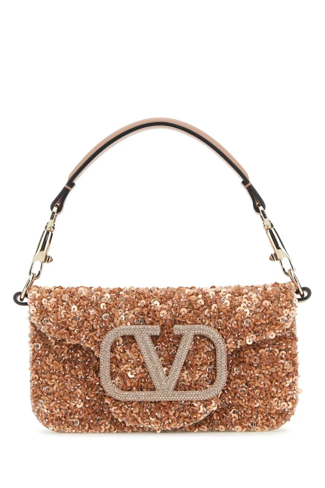 Valentino VLogo Sequin Embellished Mini Shoulder Bag | Cettire Global
