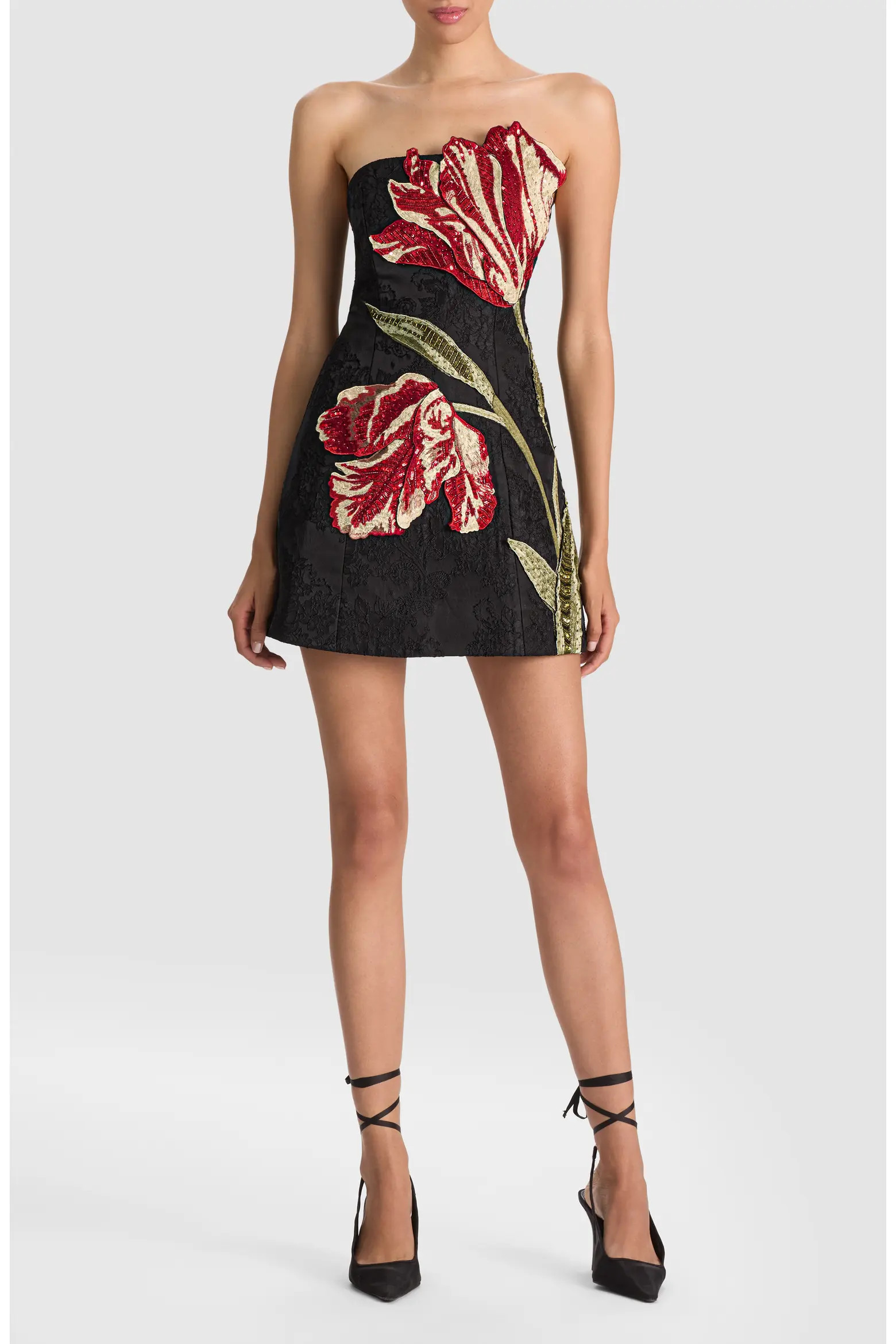 Alice + Olivia Katia Embellished Strapless Minidress (Women) | Nordstrom | Nordstrom