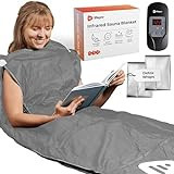 LifePro Sauna Blanket for Detoxification - Portable Far Infrared Sauna for Home Detox Calm Your Body and Mind Regular Gray - Sauna for in-Home Use | Amazon (US)