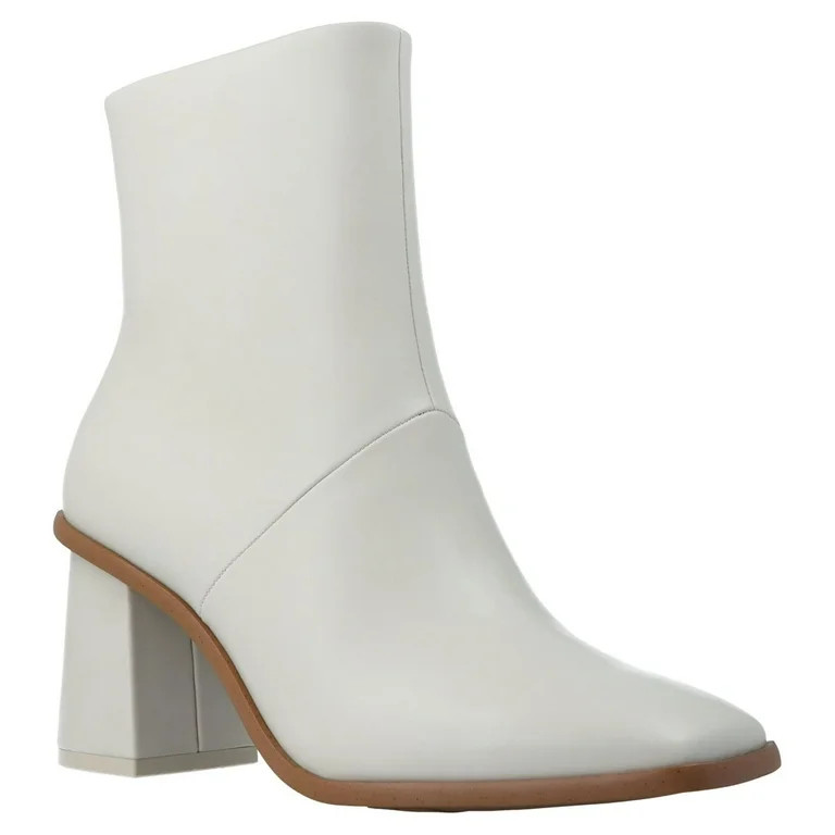 Time and Tru Women's Square-Toe Dress Booties | Walmart (US)