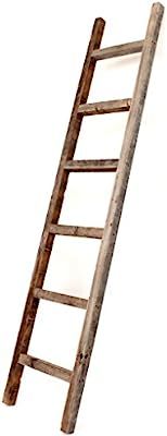 BarnwoodUSA Rustic Farmhouse Decorative Ladder - Our 6 ft Ladder can be Mounted Horizontally or V... | Amazon (US)