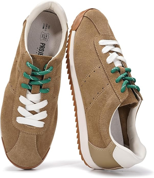 Project Cloud Genuine Leather Sneakers for Women – Womens Sneakers with Memory Foam Insole – ... | Amazon (US)