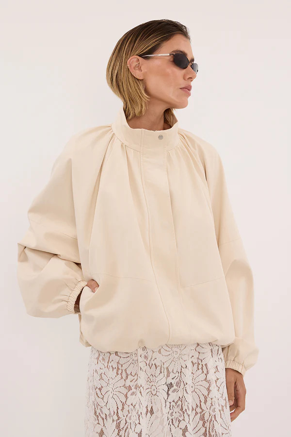 OAKLEE OYSTER BATWING LIGHTWEIGHT JACKET | DISSH