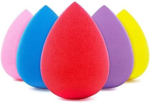 BEAKEY 5 Pcs Makeup Sponge Set, Foundation Blending Beauty Sponge, Flawless for Liquid, Cream, an... | Amazon (US)