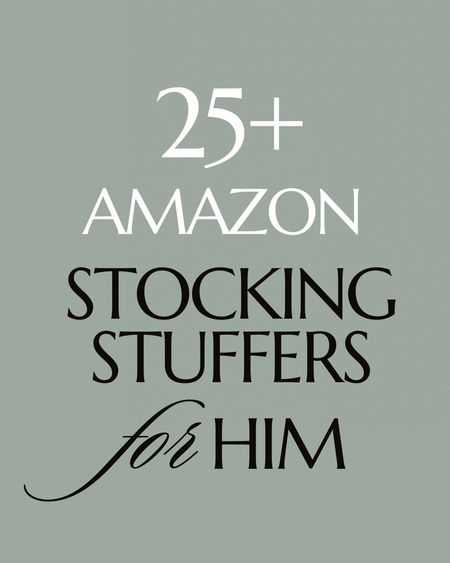 AMAZON Stocking stuffers for him, stocking, stuffers for dad, stocking, stuffers for husband, stocking stuffers for son, stocking stuffers for boyfriend

Come see our Amazon store @31chapters for more ideas

#LTKGiftGuide #LTKHoliday #LTKSeasonal