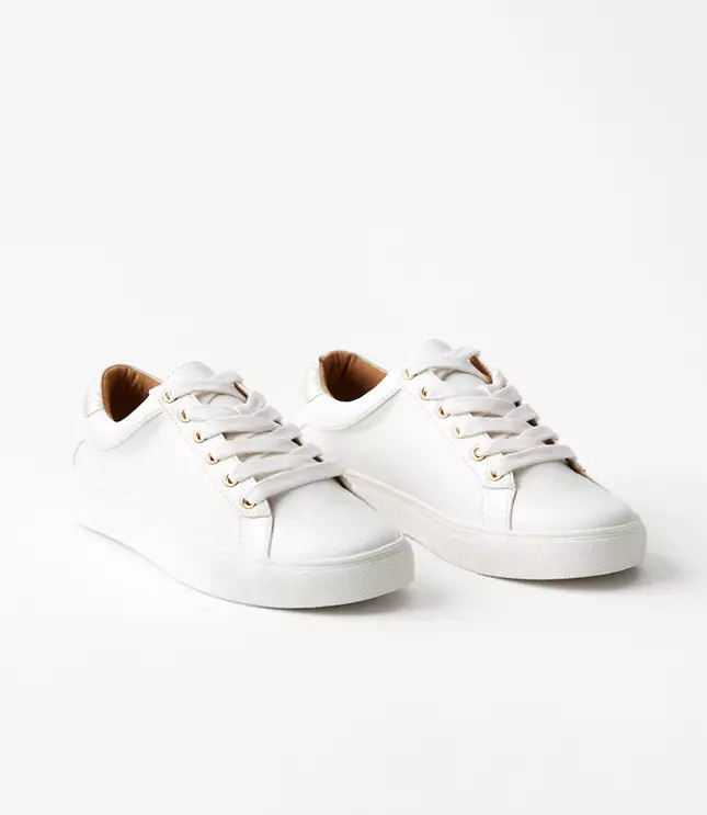 Modern Lace Up Sneakers | LOFT
