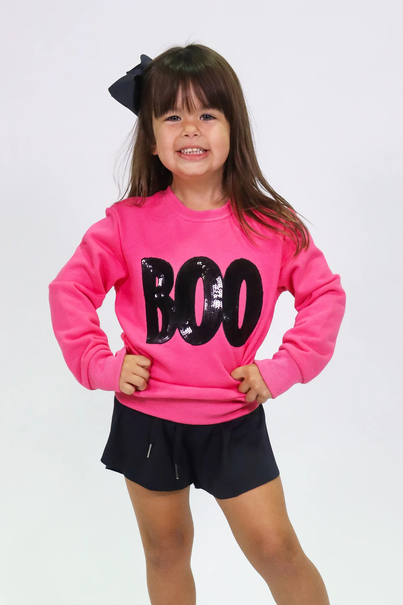 Hot Pink Boo Sweatshirt | Belle Cher