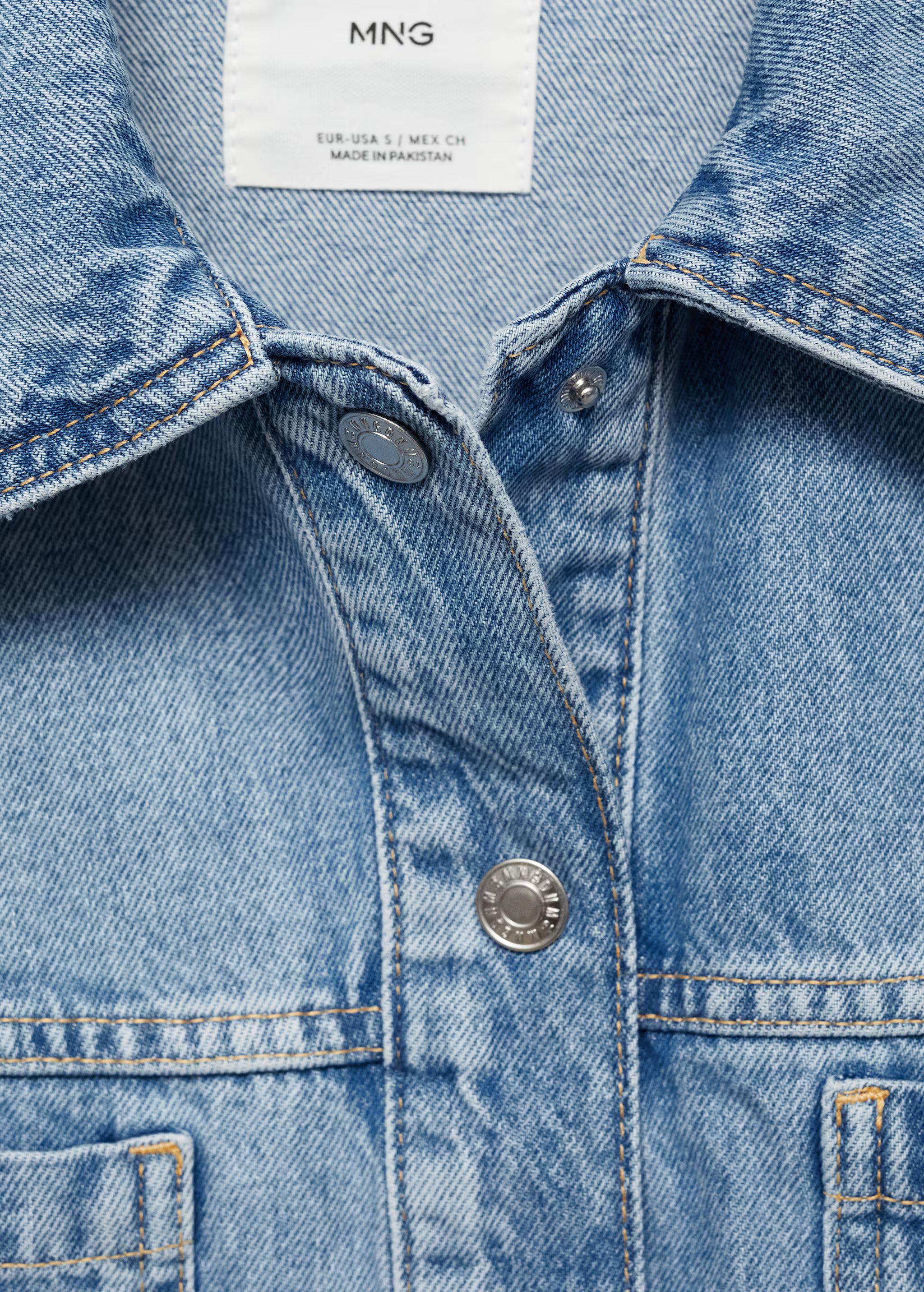 Pocketed denim jacket | MANGO (UK)