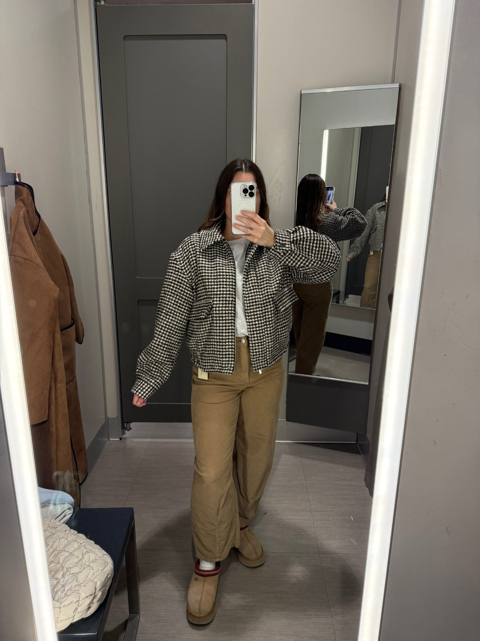 Jacket, bomber jacket, tweed, winter outfit 

#LTKSeasonal #LTKHoliday #LTKootd