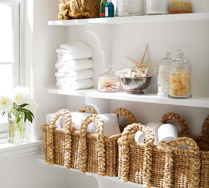 Beachcomber Handwoven Seagrass Basket Collection | Pottery Barn (US)