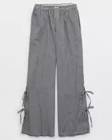 Aerie Off-Duty Seersucker Side Tie Trouser PJ | Aerie