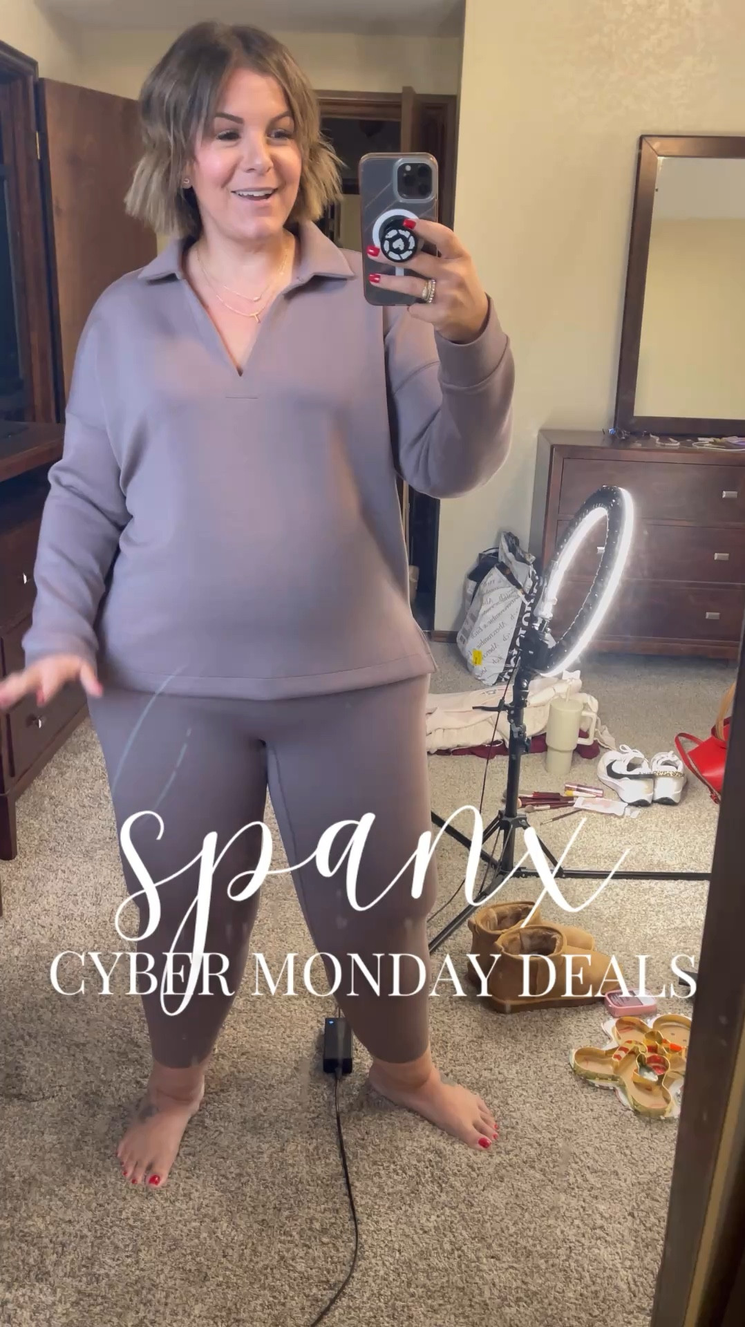 Spanx Cyber Monday deals! I wear a 1X in tops and I wear both 1X and 2X in the Booty Boost leggings! 

#LTKGiftGuide #LTKCyberWeek #LTKPlusSize