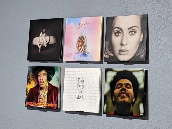Vinyl Record Shelf  Album Wall Mount Display | Etsy | Etsy (US)