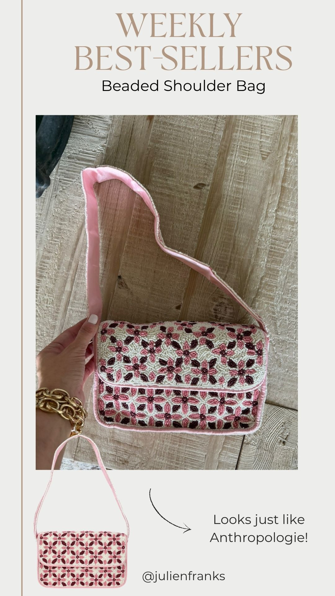 The cutest colorful beaded bag that you would think is Anthro! 

 

#LTKdayinmylife #LTKgrwm #LTKootd