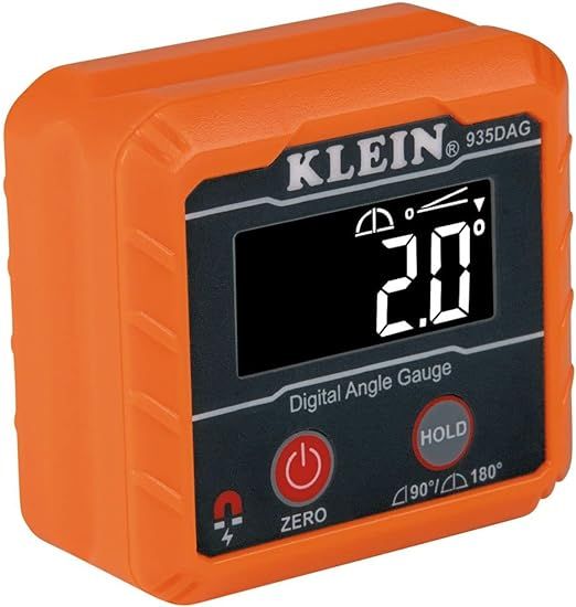 Klein Tools 935DAG Digital Electronic Level and Angle Gauge, Measures 0 - 90 and 0 - 180 Degree R... | Amazon (US)
