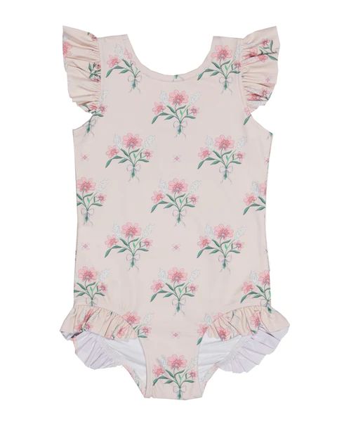Neely Floral One Piece | Grace and James Kids