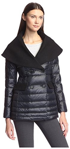 HAPPY GOAT LUCKY Women's Cassidy Wool & Down Mixed Media Coat | Amazon (US)