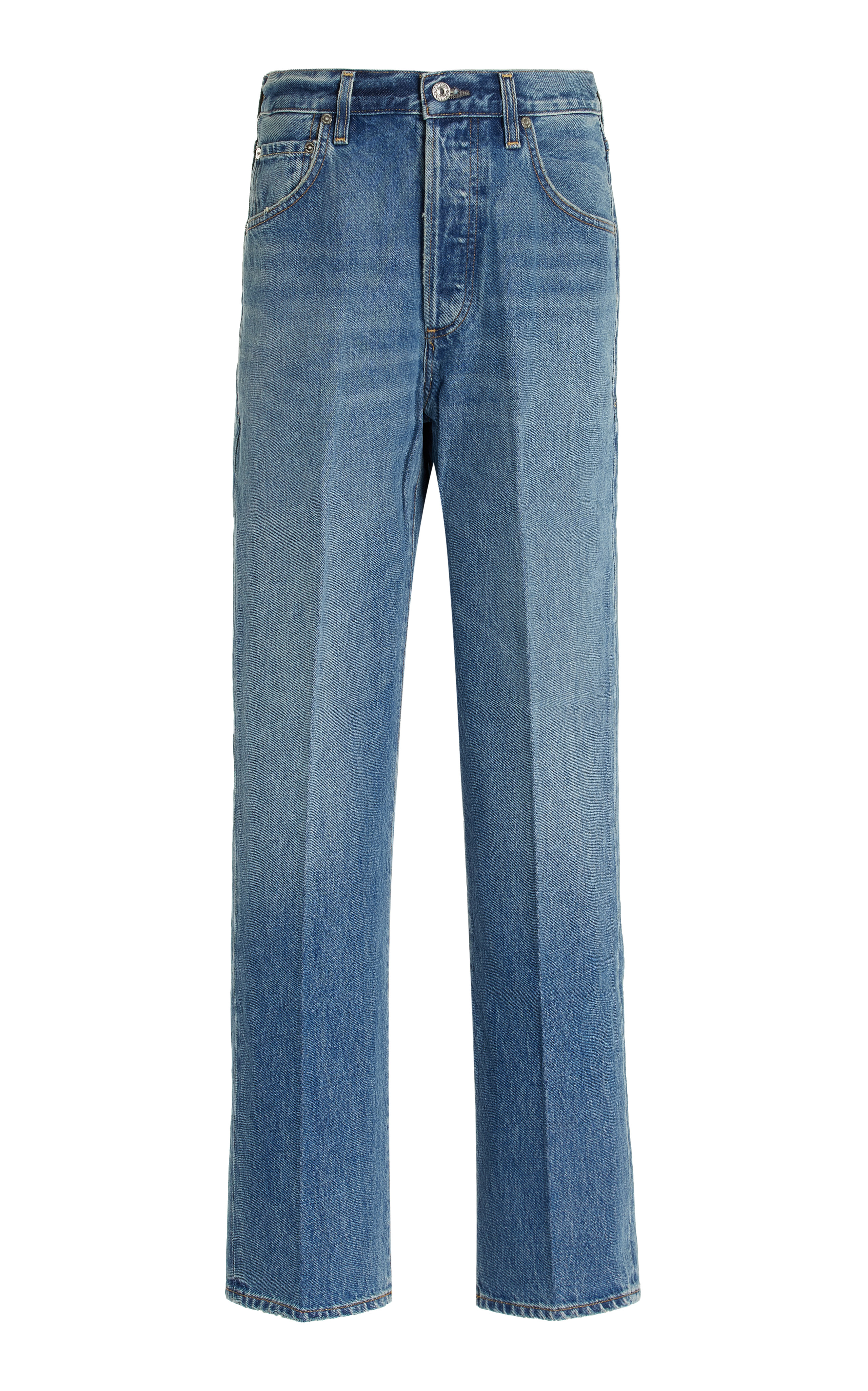 Baretta Rigid Mid-Rise Straight-Leg Jeans | Moda Operandi (Global)