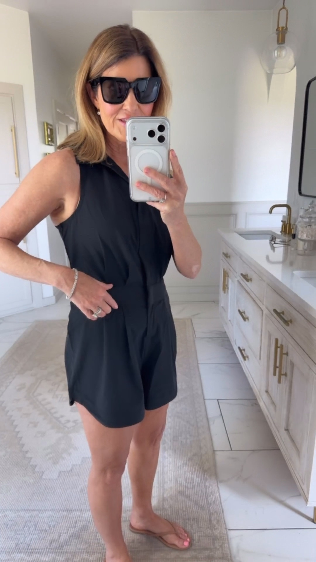 Wearing a size small in this cute Walmart romper

#LTKOver40 #LTKActive