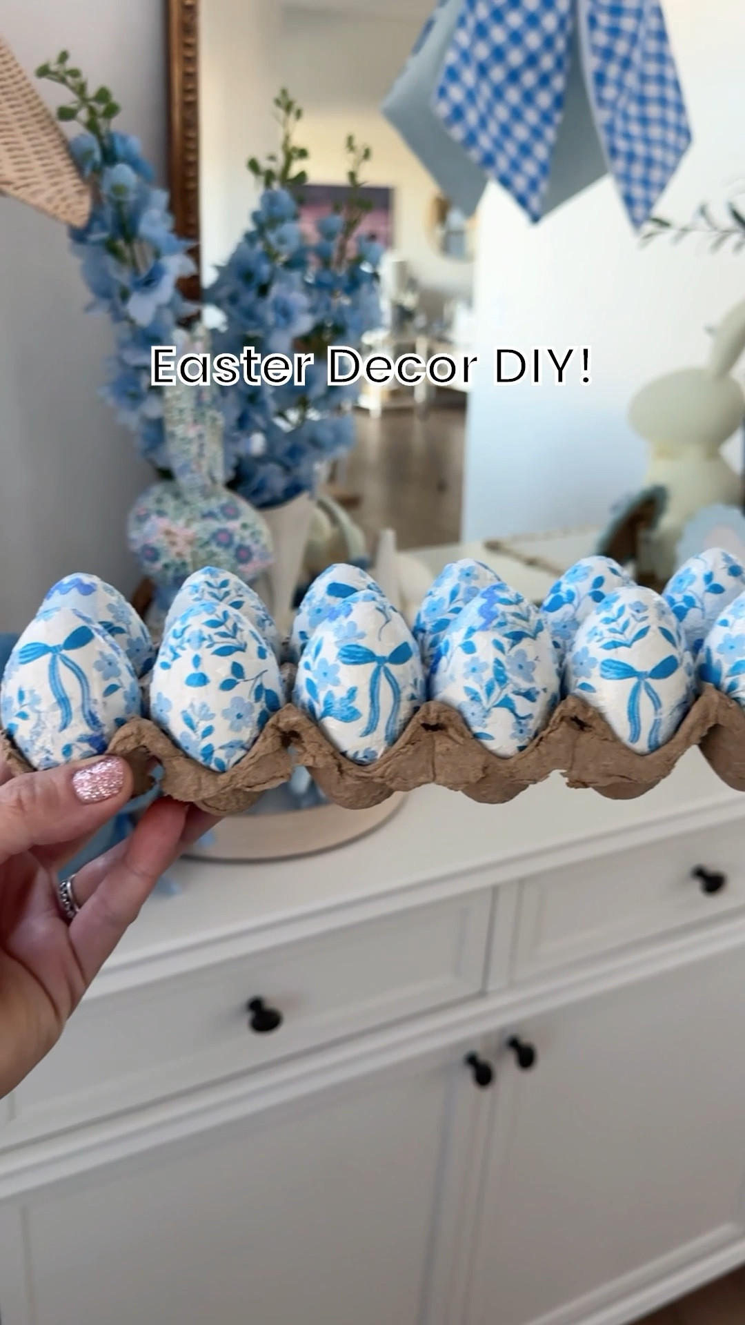 Let’s decoupage these Easter eggs using these dyeable easter eggs I found at Walmart for less than $2! I found these napkins @homegoods. 🐰🥕🐣🌷

#LTKSeasonal