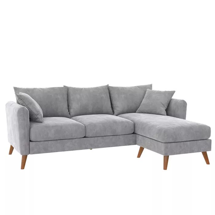 Magnolia Sectional Sofa with Pillows - Novogratz | Target