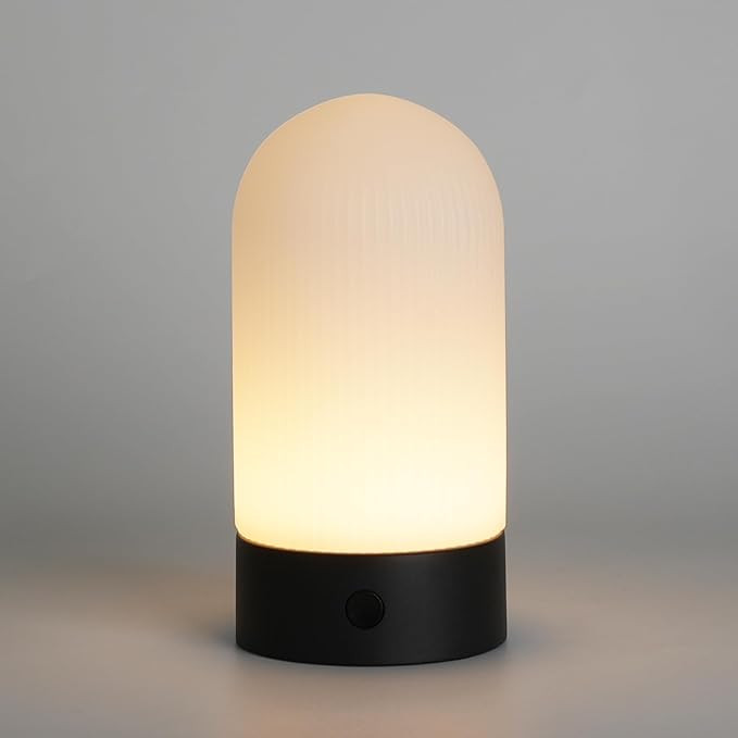 Battery Operated Shower Lamp Waterproof, Small Portable Cordless Table Lamp Rechargeable, Touch D... | Amazon (US)
