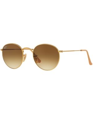 Ray-Ban Sunglasses, RB3447 50 Round Metal | Macys (US)