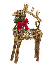 22in Reindeer With Bow Decor | Pillows & Decor | Marshalls | Marshalls