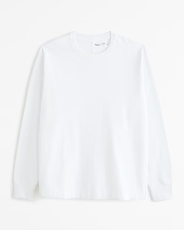 Long-Sleeve Premium Heavyweight Tee | Abercrombie & Fitch (US)