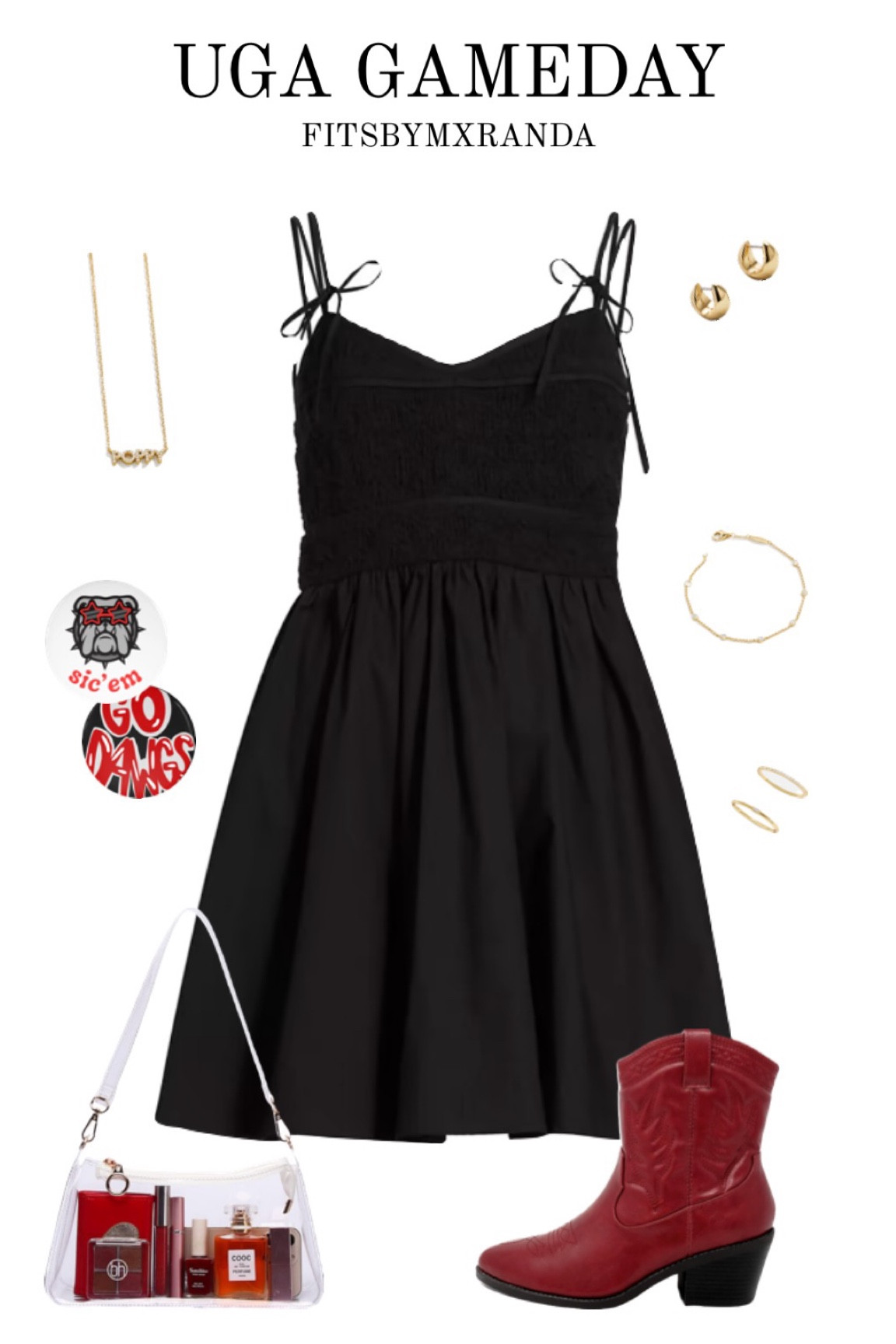 UGA GAMEDAY FIT 

#LTKfindsunder50 #LTKstyletip #LTKU